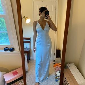 MORE TO COME baby blue dress from Revolve. Size SM.